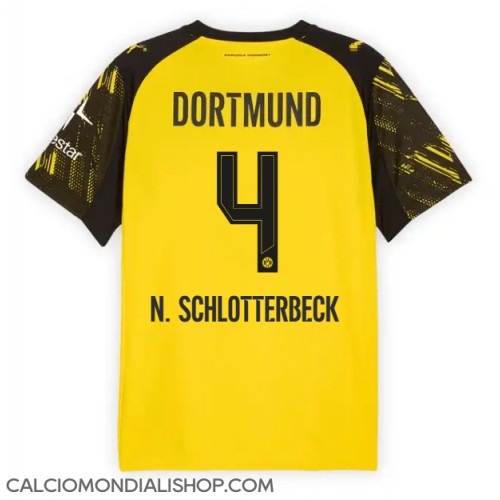 Maglie da calcio Borussia Dortmund Nico Schlotterbeck #4 Prima Maglia 2025-26 Manica Corta